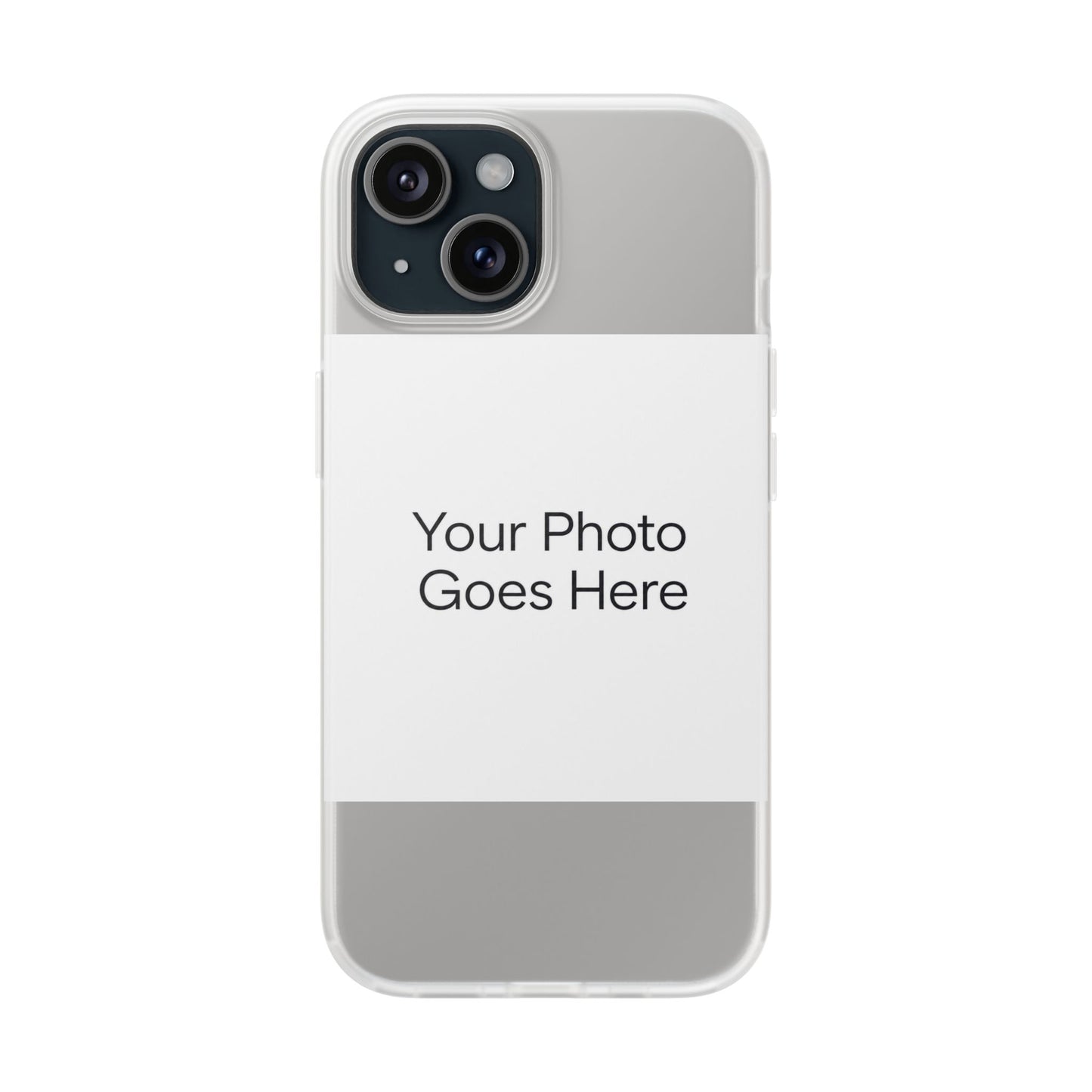 Custom Photo Phone Case — Slim Clear Flexible iPhone/Android Cover