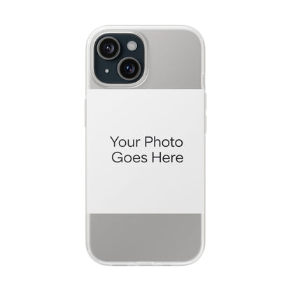 Custom Photo Phone Case — Slim Clear Flexible iPhone/Android Cover