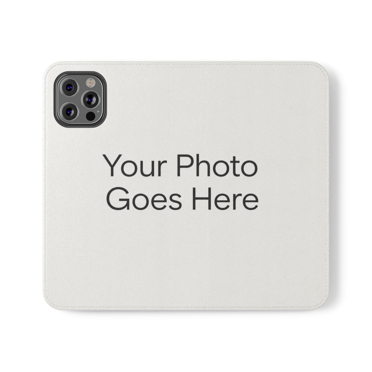 Custom Photo Flip Case — Personalized Wallet Phone Cover with Card Slots