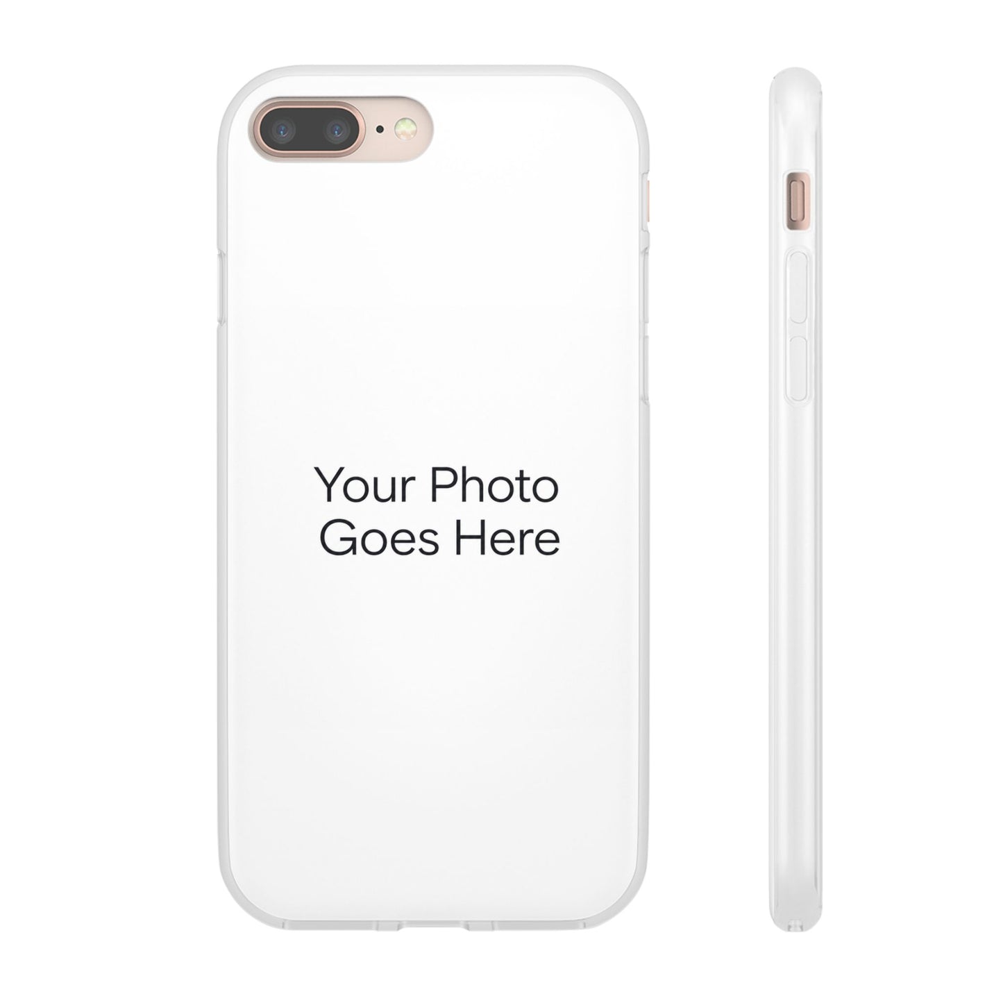 Custom Photo Phone Case — Slim Clear Flexible iPhone/Android Cover
