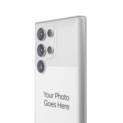 Custom Photo Phone Case — Slim Clear Flexible iPhone/Android Cover