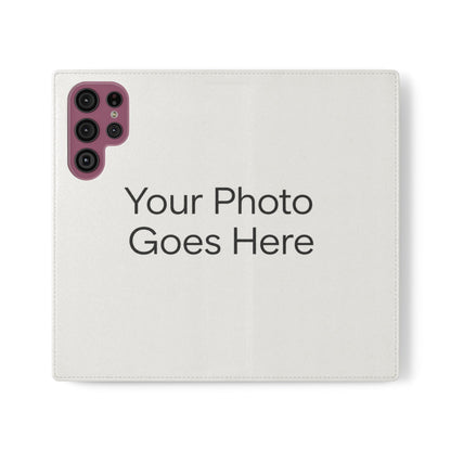 Custom Photo Flip Case — Personalized Wallet Phone Cover with Card Slots