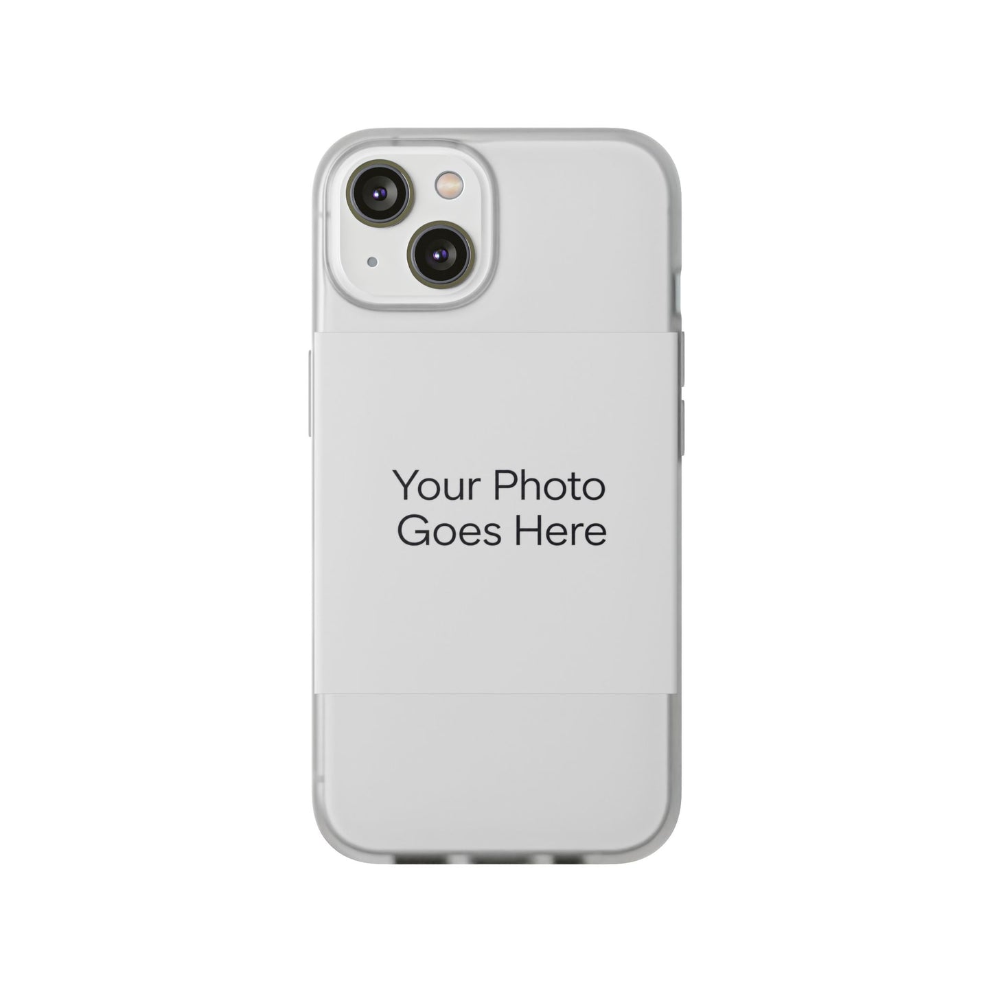 Custom Photo Phone Case — Slim Clear Flexible iPhone/Android Cover