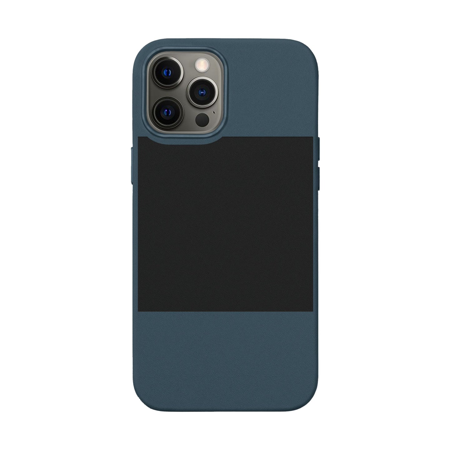 Engraved PU Leather Phone Case — Personalized Minimalist Protective Cover