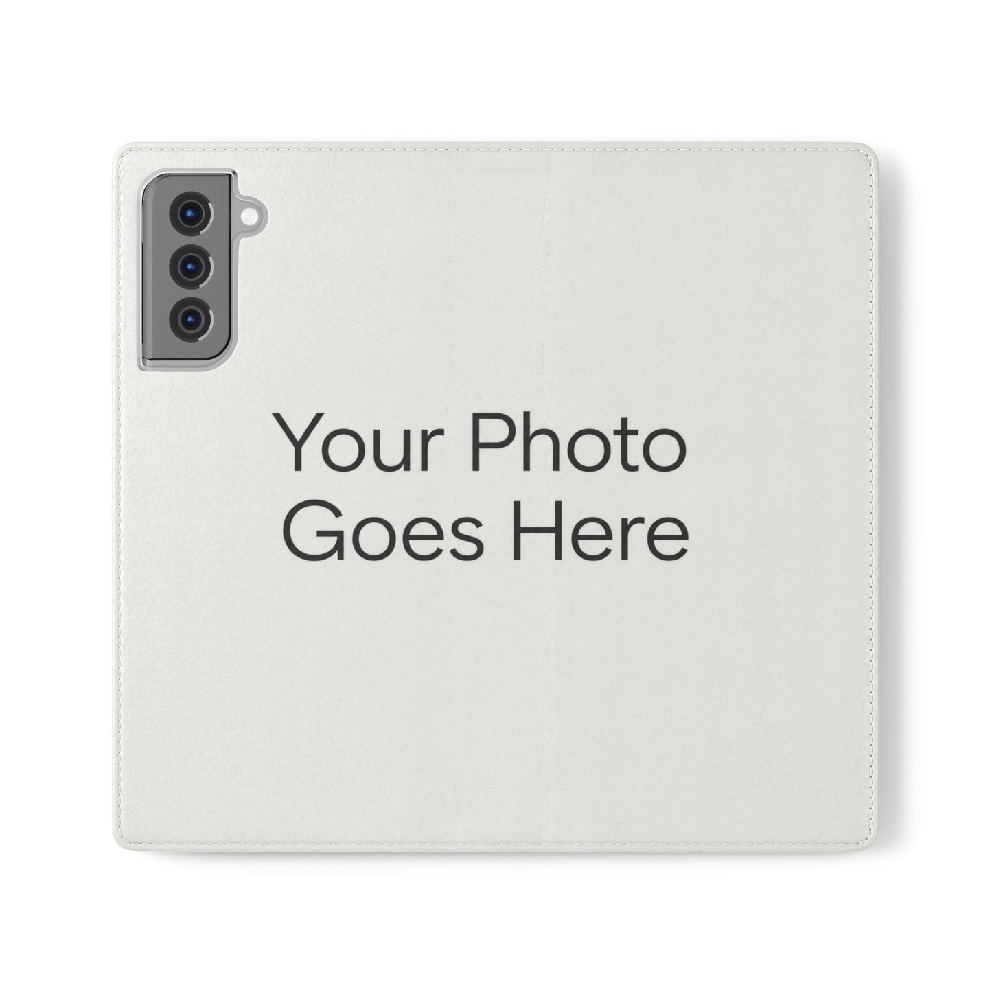 Custom Photo Flip Case — Personalized Wallet Phone Cover with Card Slots