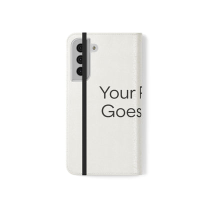 Custom Photo Flip Case — Personalized Wallet Phone Cover with Card Slots