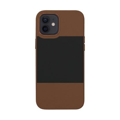 Engraved PU Leather Phone Case — Personalized Minimalist Protective Cover