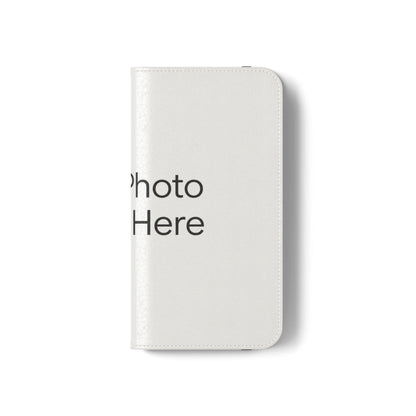 Custom Photo Flip Case — Personalized Wallet Phone Cover with Card Slots