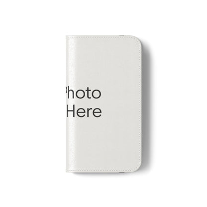 Custom Photo Flip Case — Personalized Wallet Phone Cover with Card Slots