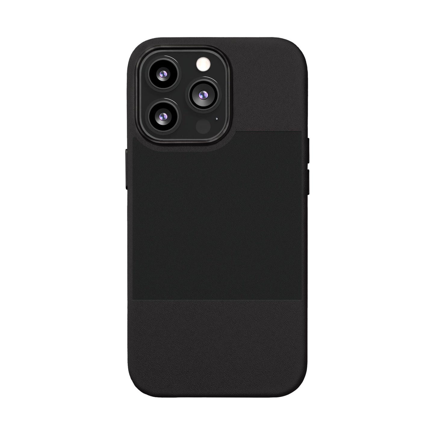 Engraved PU Leather Phone Case — Personalized Minimalist Protective Cover