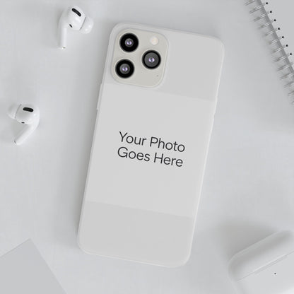 Custom Photo Phone Case — Slim Clear Flexible iPhone/Android Cover