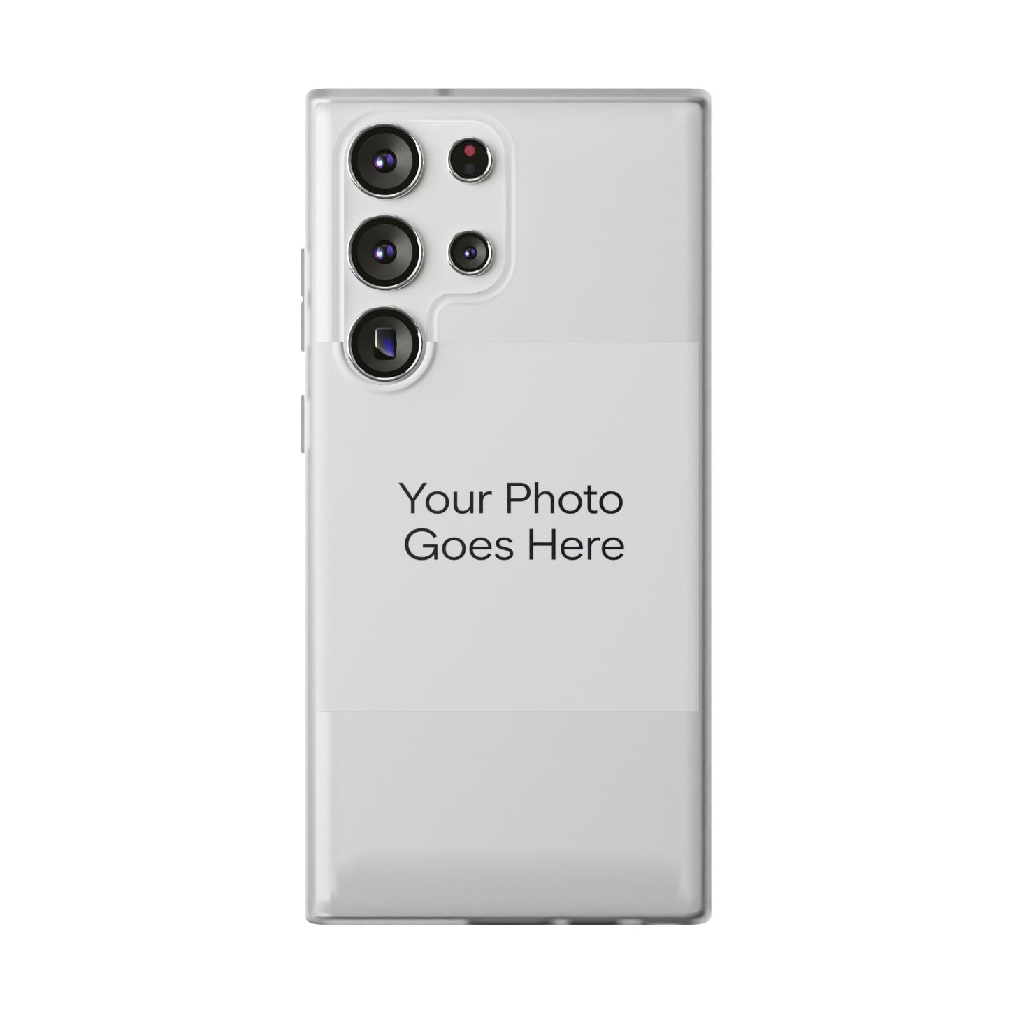 Custom Photo Phone Case — Slim Clear Flexible iPhone/Android Cover
