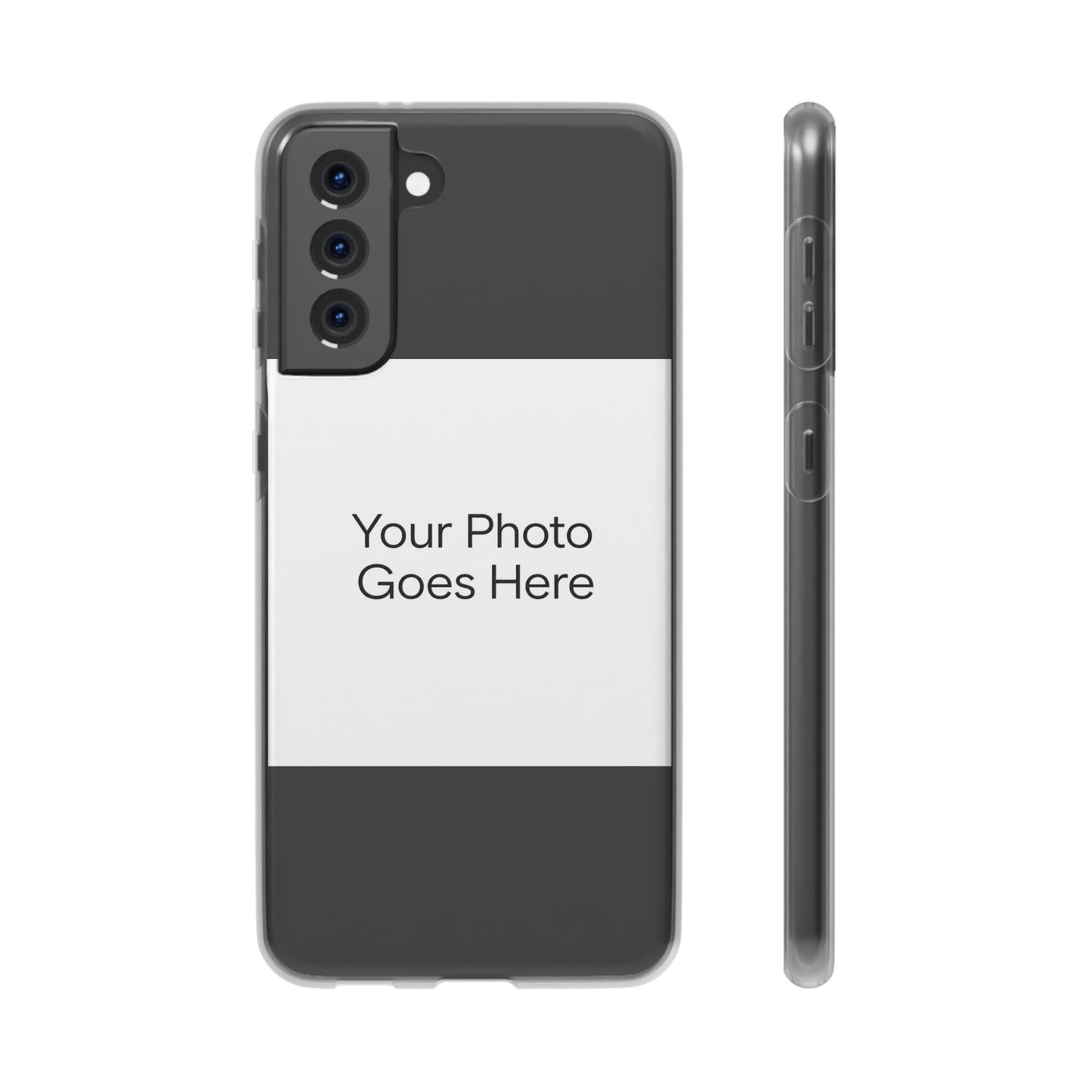 Custom Photo Phone Case — Slim Clear Flexible iPhone/Android Cover