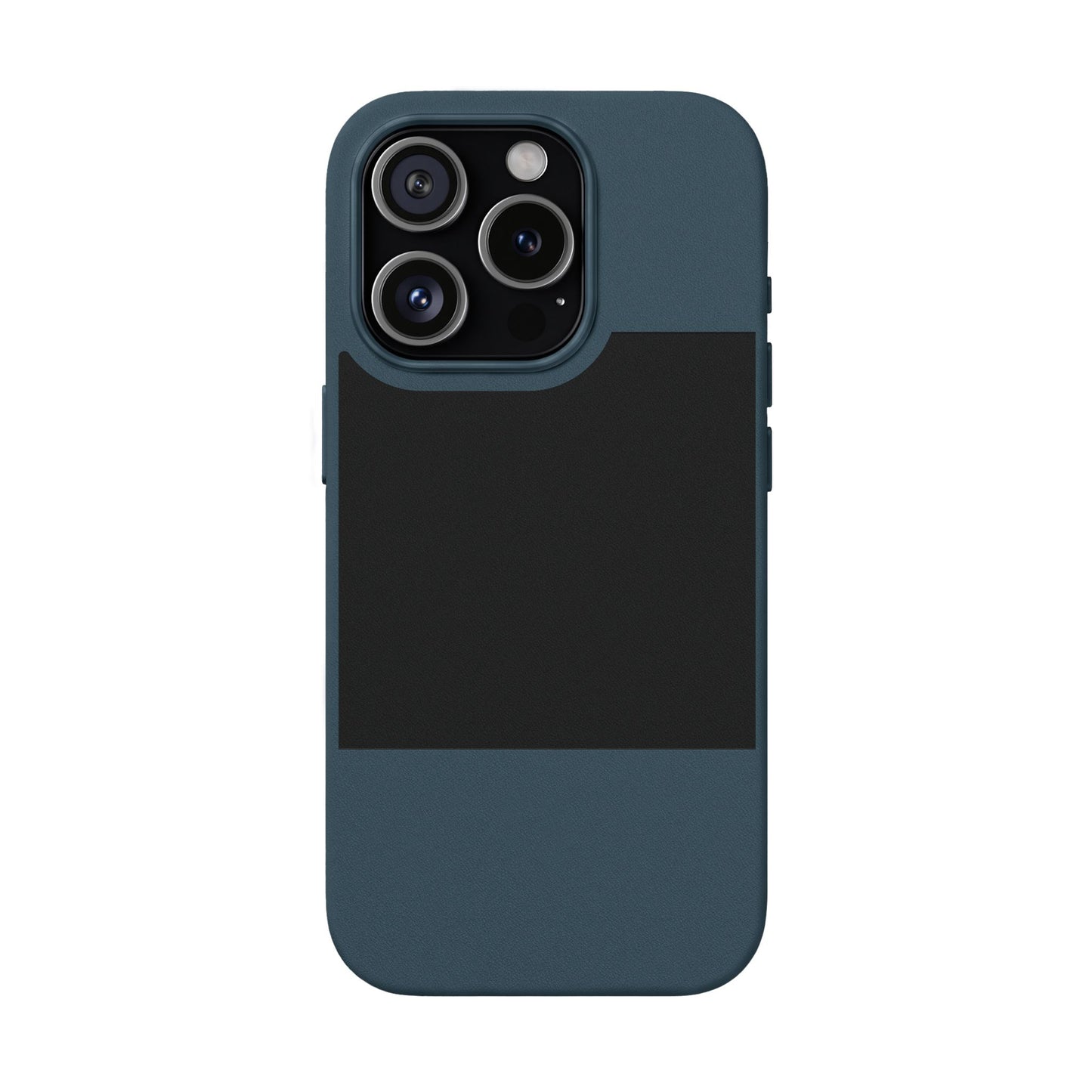 Engraved PU Leather Phone Case — Personalized Minimalist Protective Cover