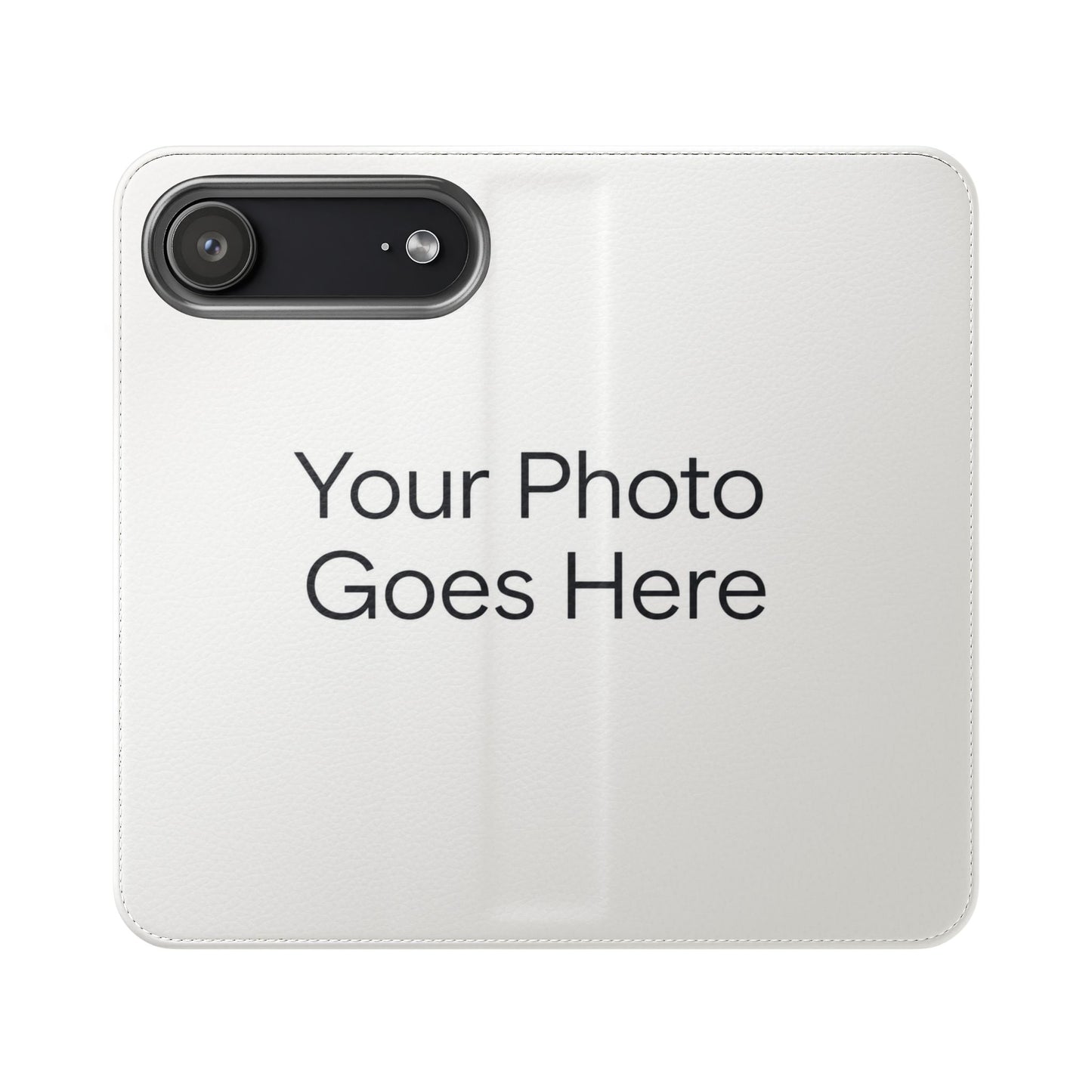 Custom Photo Flip Case — Personalized Wallet Phone Cover with Card Slots