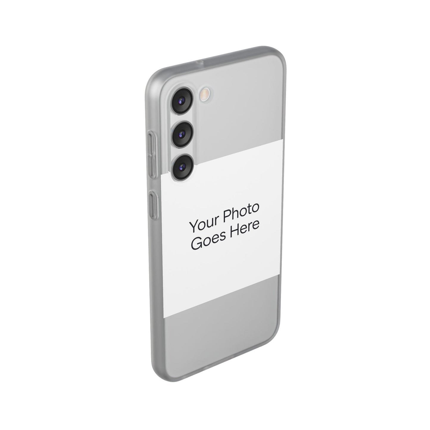 Custom Photo Phone Case — Slim Clear Flexible iPhone/Android Cover