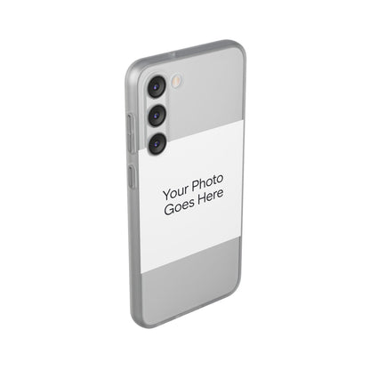 Custom Photo Phone Case — Slim Clear Flexible iPhone/Android Cover