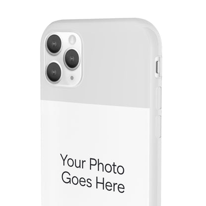 Custom Photo Phone Case — Slim Clear Flexible iPhone/Android Cover