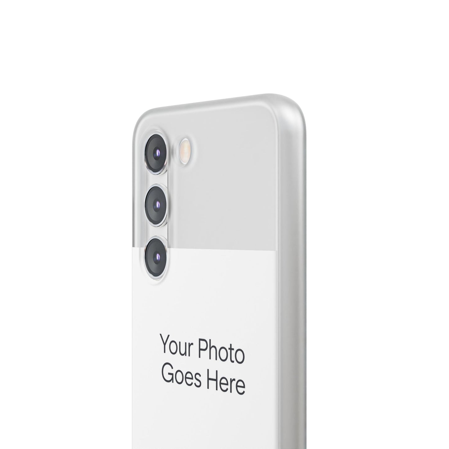 Custom Photo Phone Case — Slim Clear Flexible iPhone/Android Cover