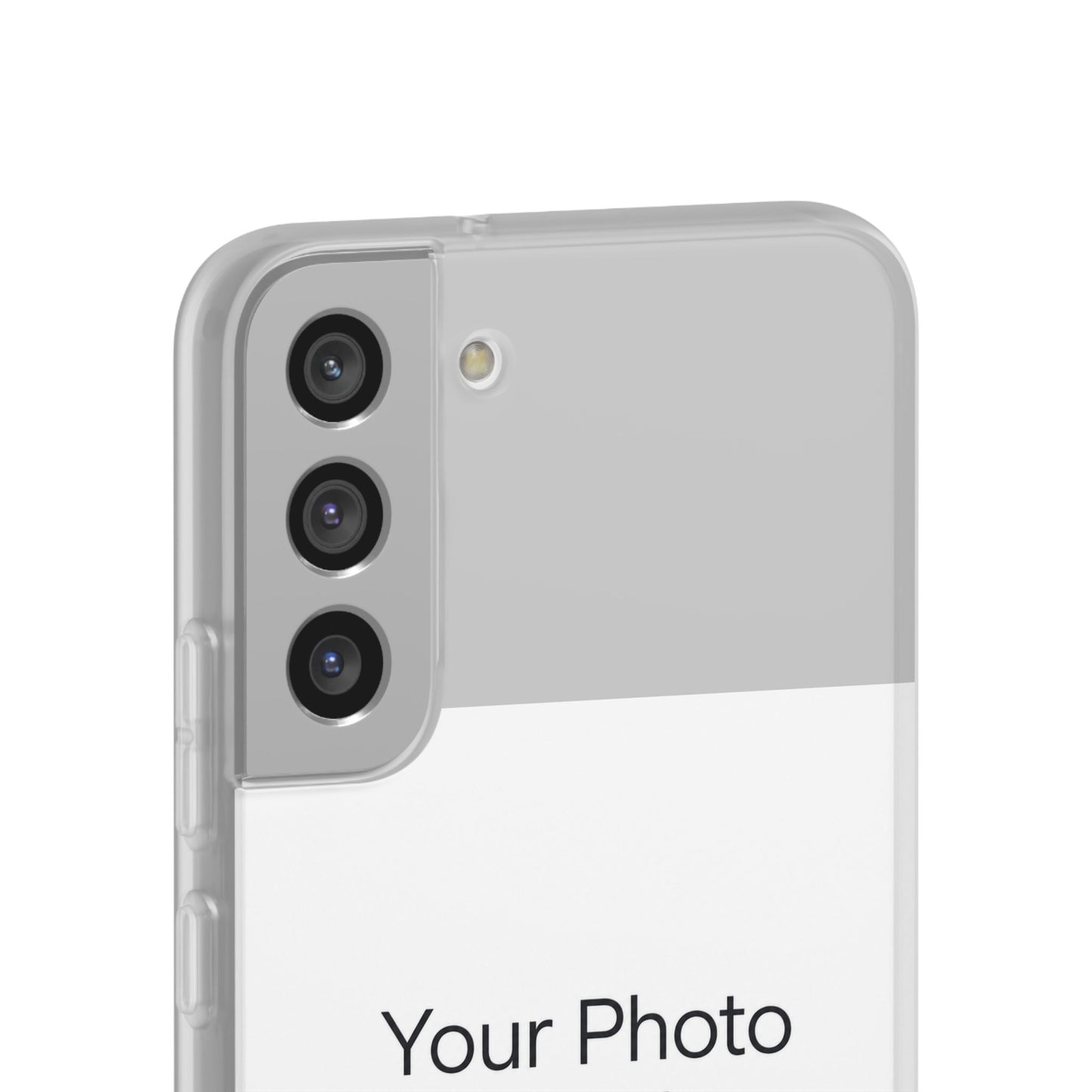 Custom Photo Phone Case — Slim Clear Flexible iPhone/Android Cover