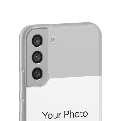 Custom Photo Phone Case — Slim Clear Flexible iPhone/Android Cover