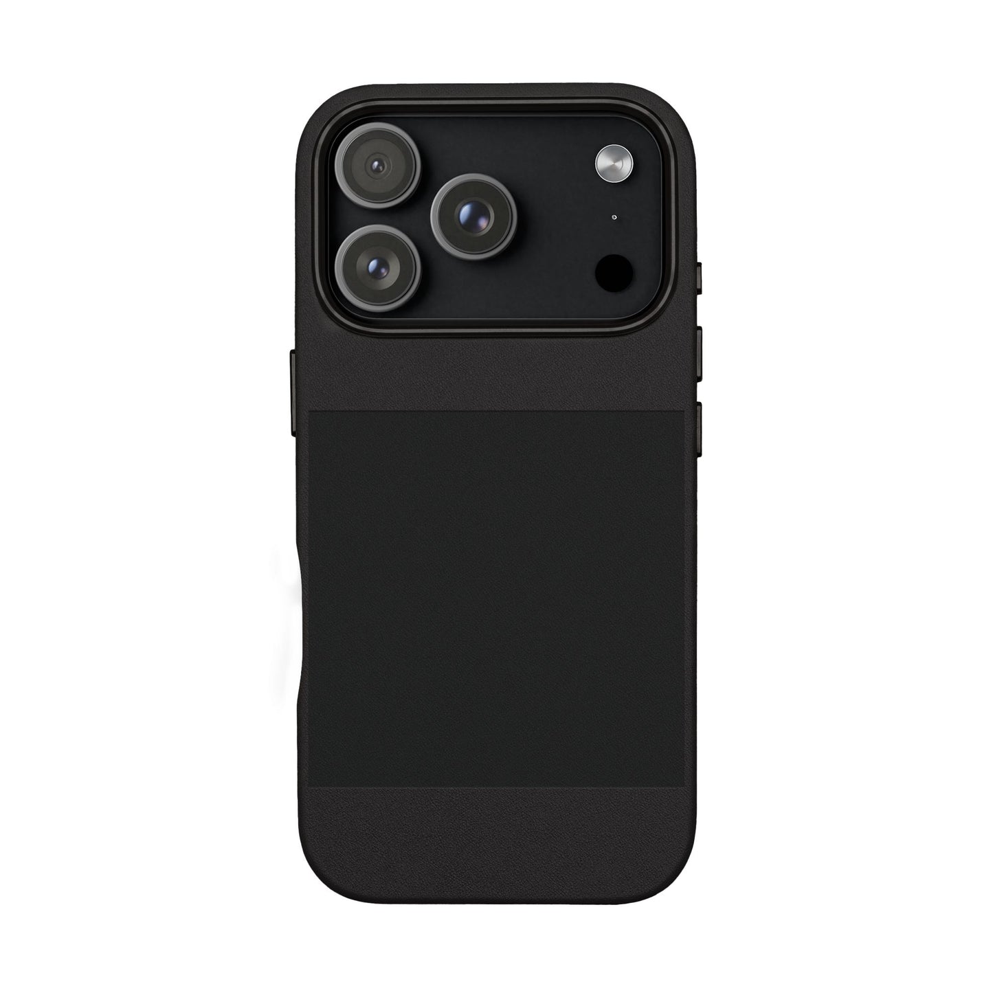 Engraved PU Leather Phone Case — Personalized Minimalist Protective Cover