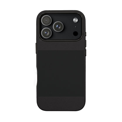 Engraved PU Leather Phone Case — Personalized Minimalist Protective Cover