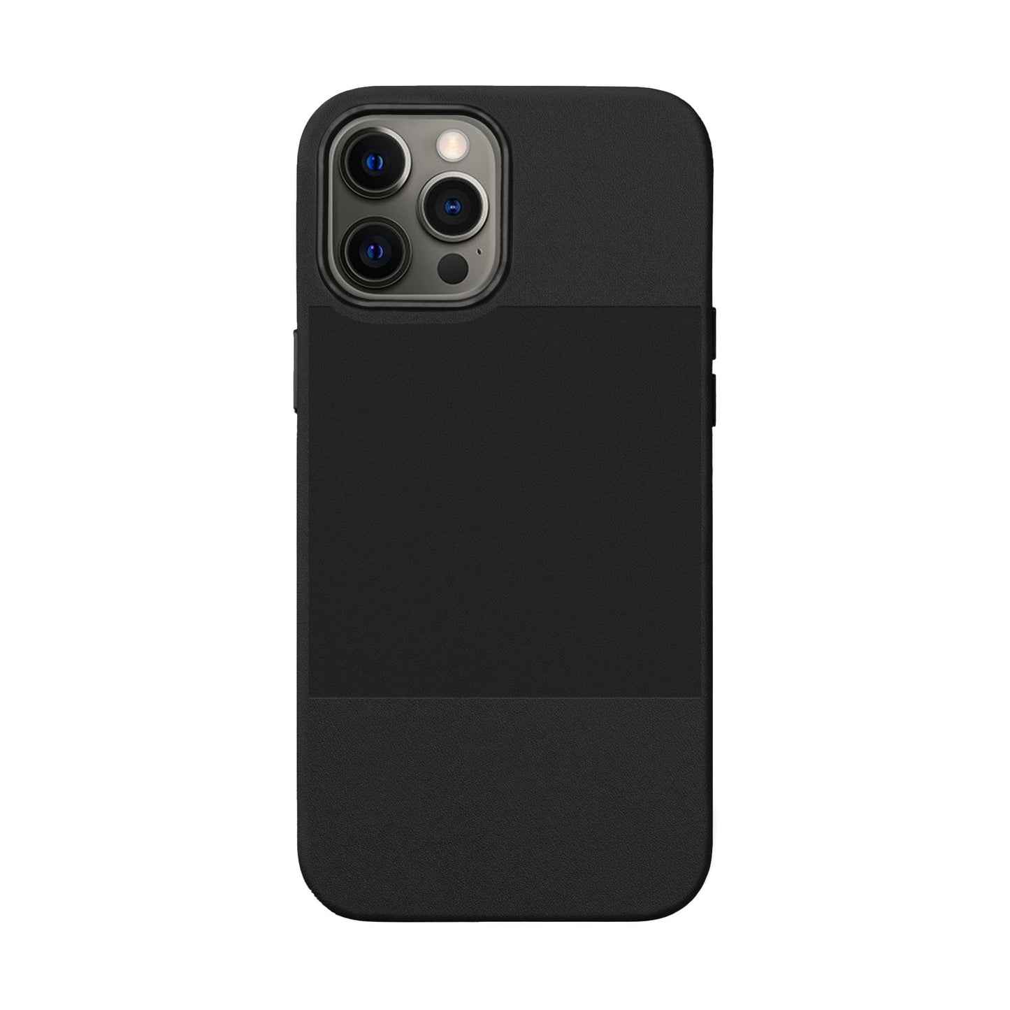 Engraved PU Leather Phone Case — Personalized Minimalist Protective Cover