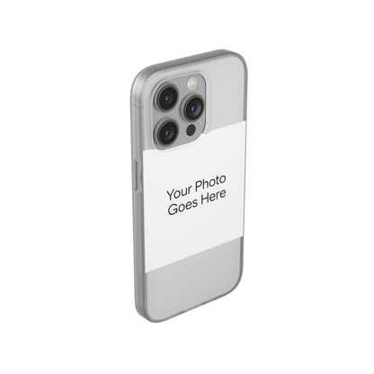 Custom Photo Phone Case — Slim Clear Flexible iPhone/Android Cover