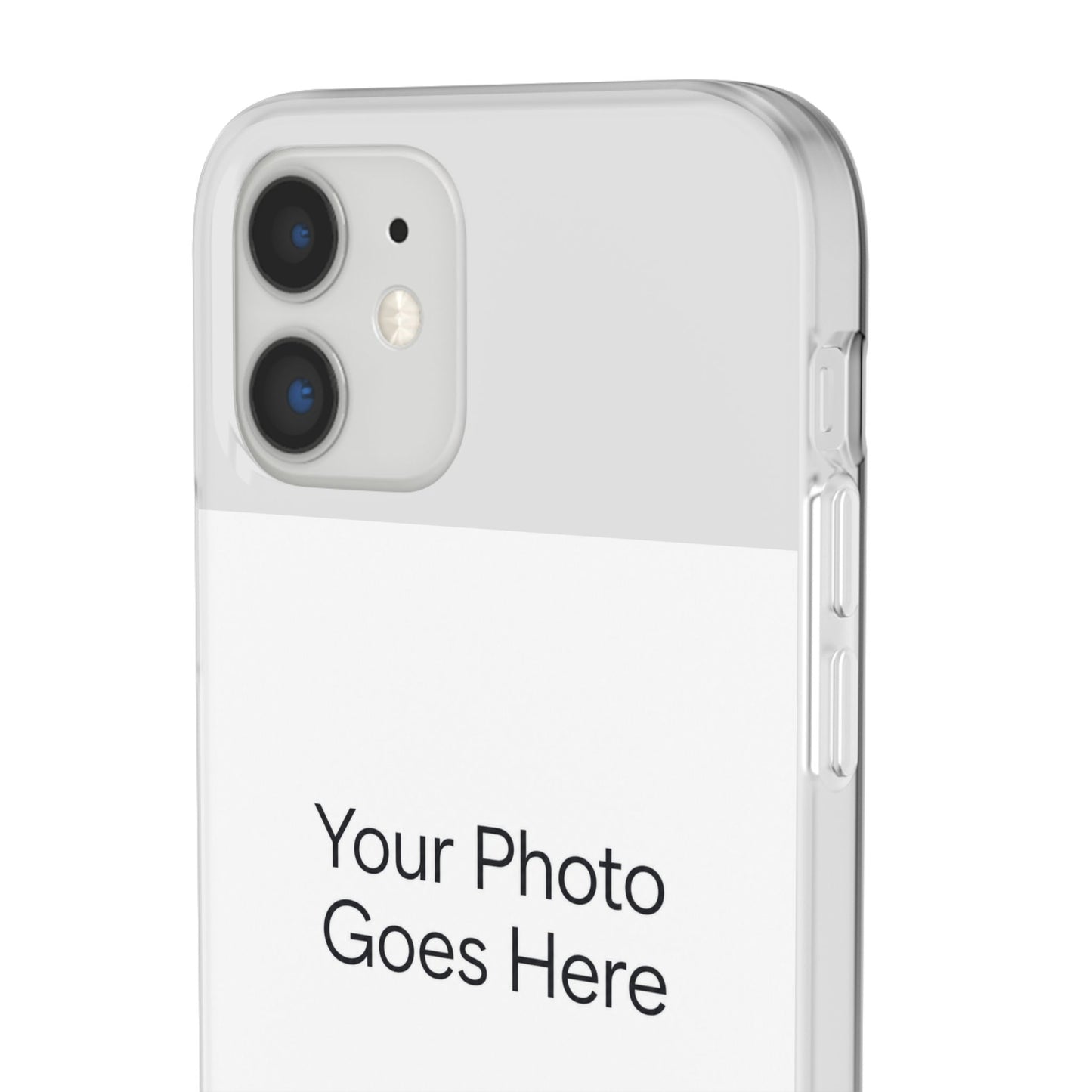 Custom Photo Phone Case — Slim Clear Flexible iPhone/Android Cover