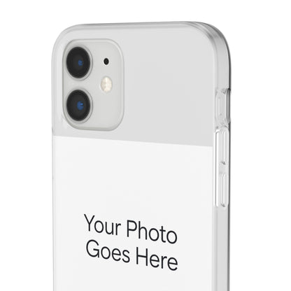 Custom Photo Phone Case — Slim Clear Flexible iPhone/Android Cover