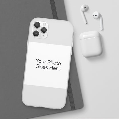 Custom Photo Phone Case — Slim Clear Flexible iPhone/Android Cover