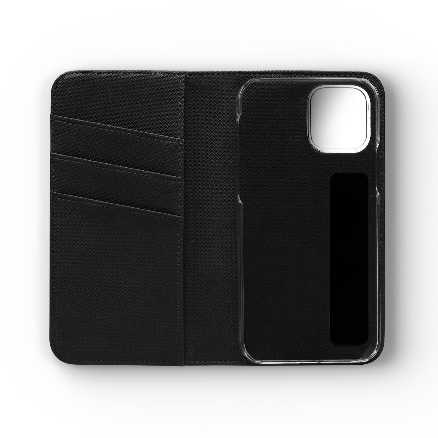 Custom Photo Flip Case — Personalized Wallet Phone Cover with Card Slots