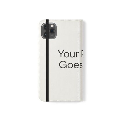 Custom Photo Flip Case — Personalized Wallet Phone Cover with Card Slots
