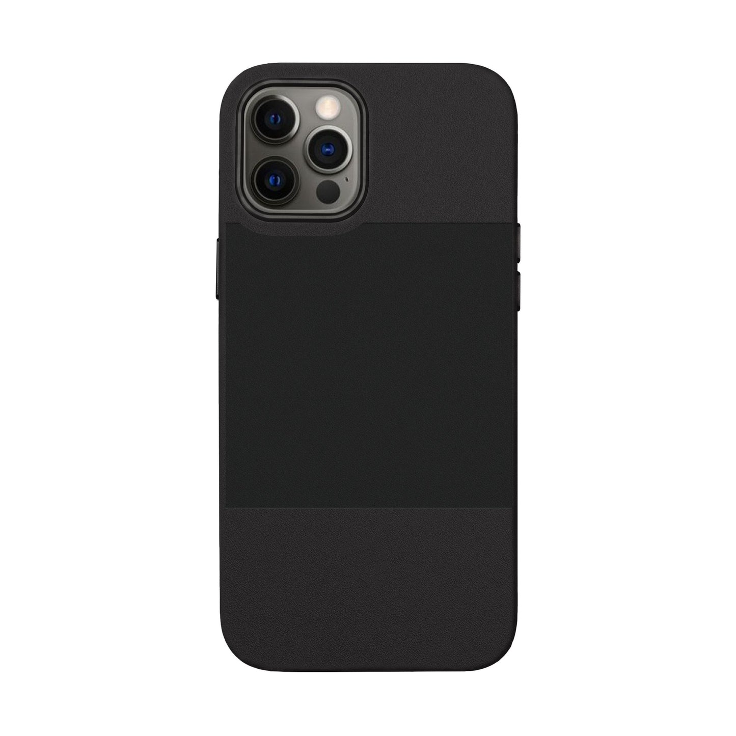 Engraved PU Leather Phone Case — Personalized Minimalist Protective Cover