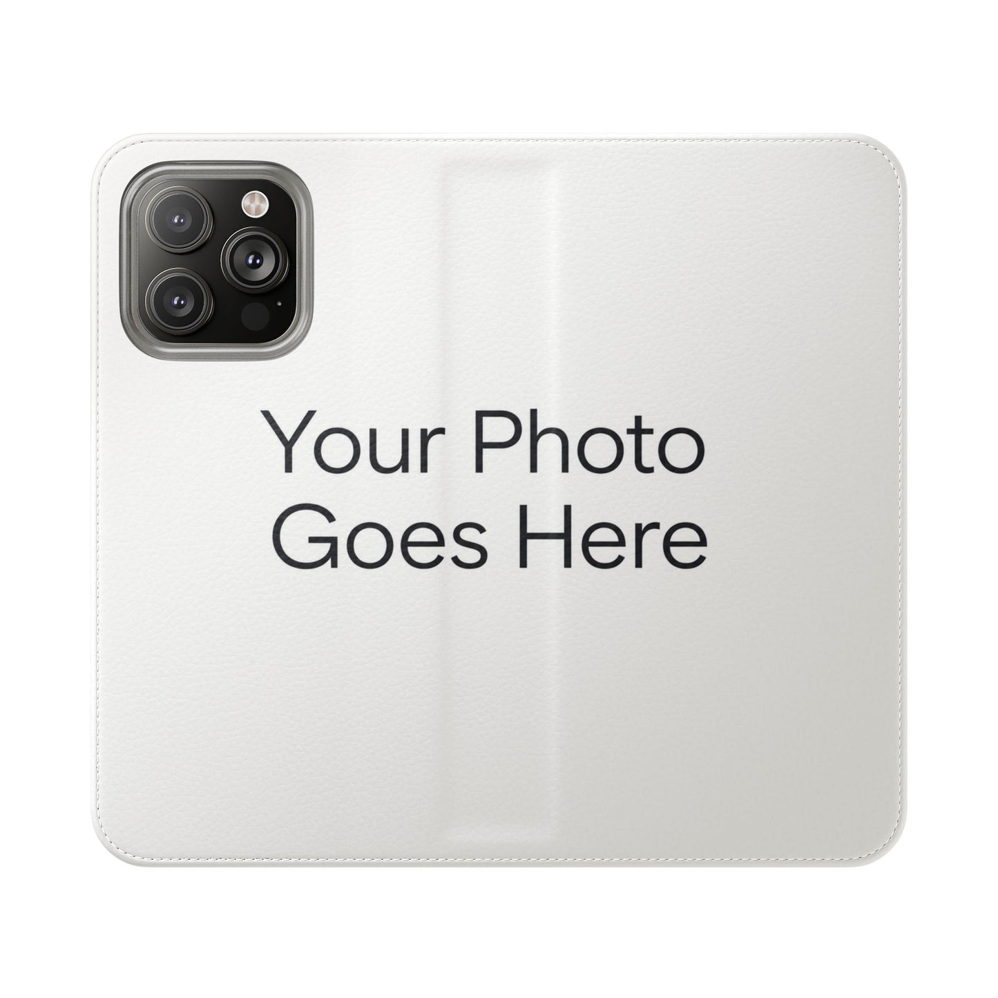 Custom Photo Flip Case — Personalized Wallet Phone Cover with Card Slots