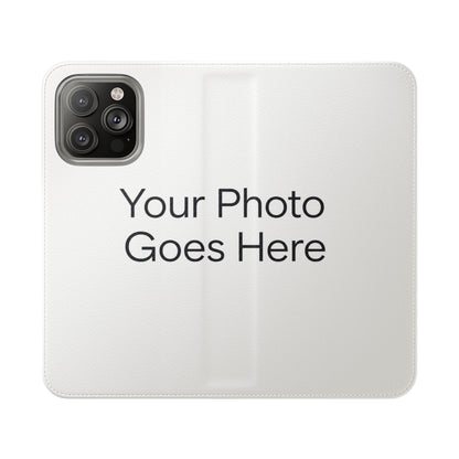 Custom Photo Flip Case — Personalized Wallet Phone Cover with Card Slots