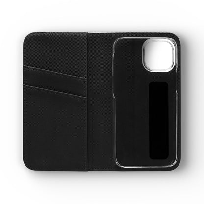 Custom Photo Flip Case — Personalized Wallet Phone Cover with Card Slots