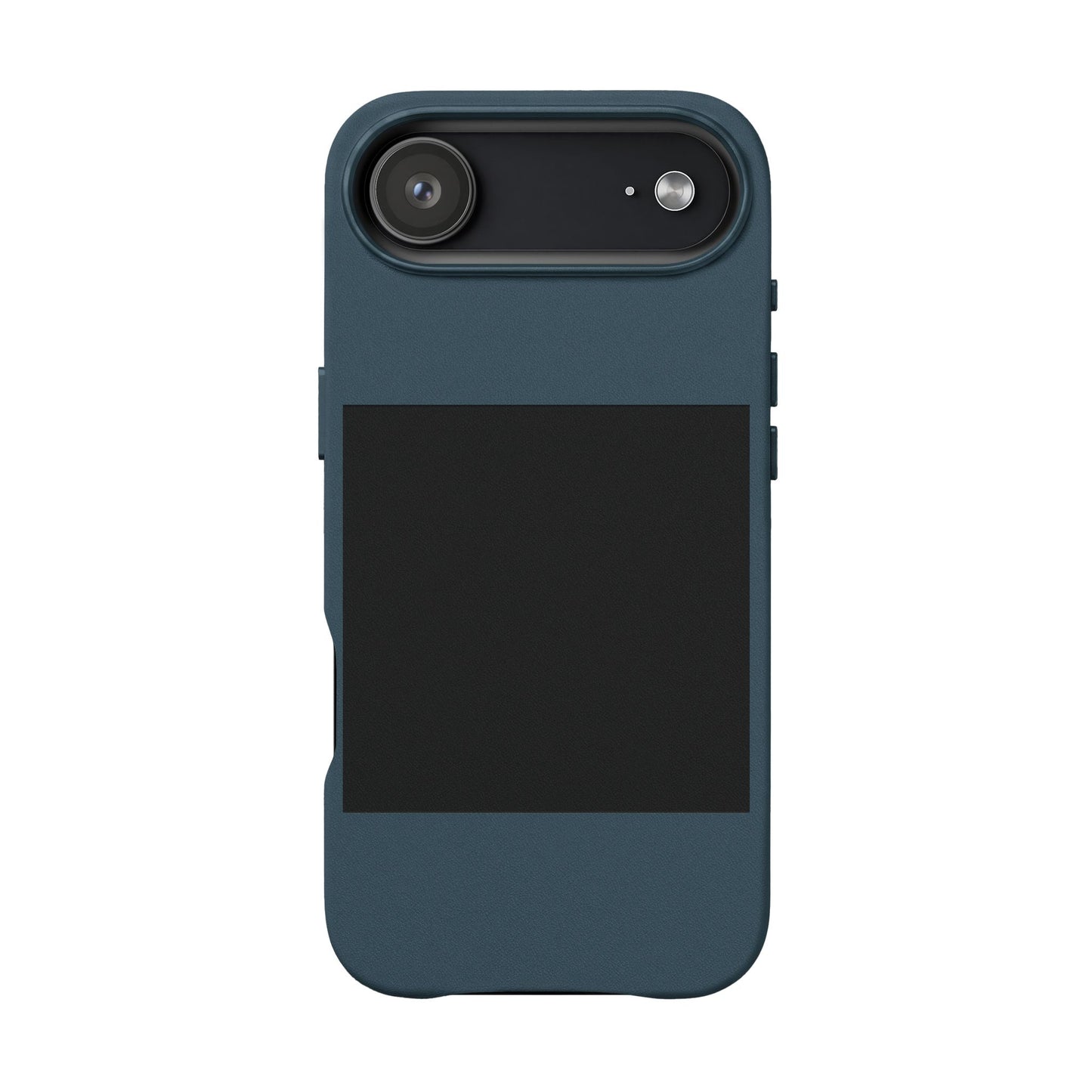 Engraved PU Leather Phone Case — Personalized Minimalist Protective Cover