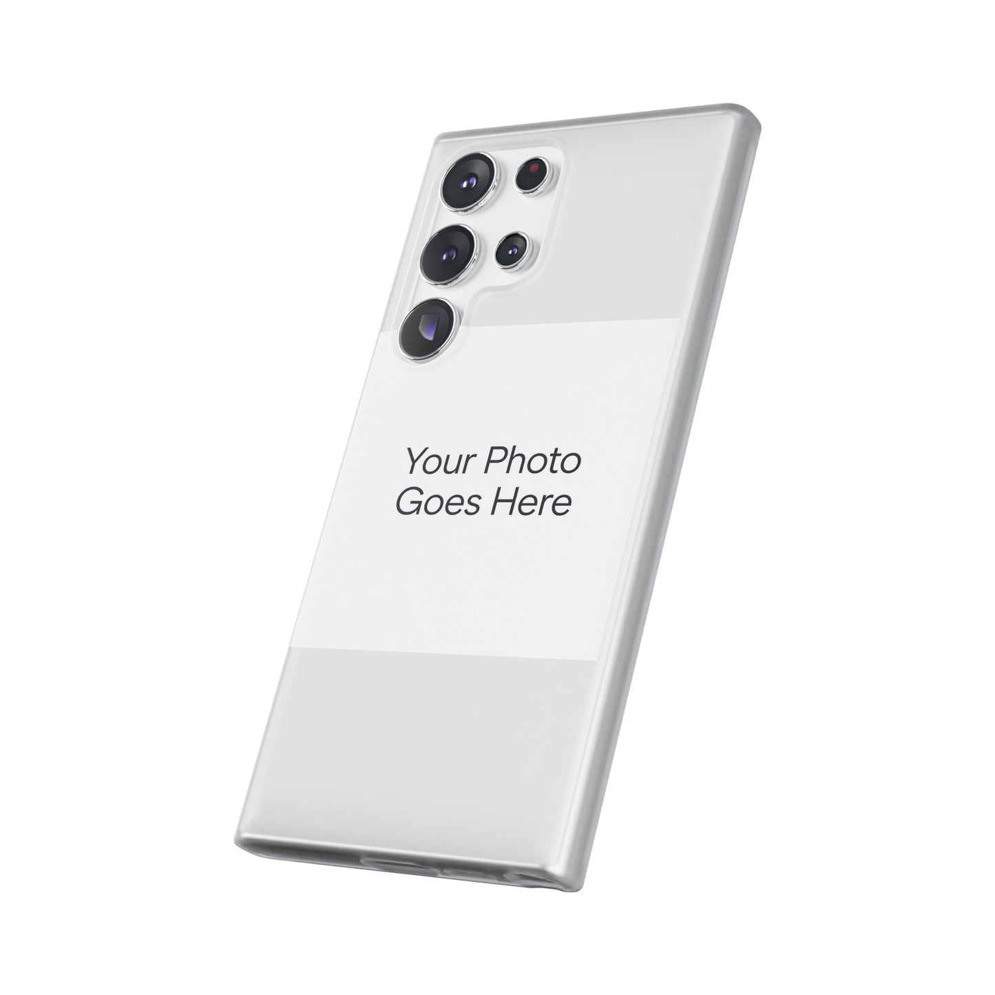 Custom Photo Phone Case — Slim Clear Flexible iPhone/Android Cover