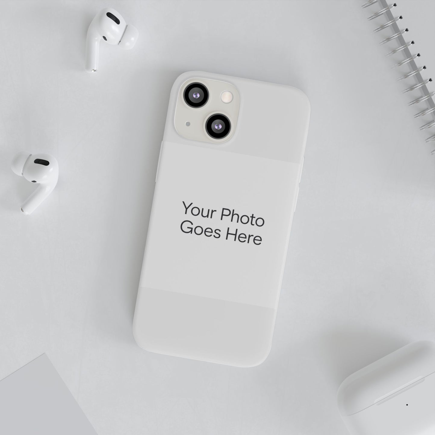 Custom Photo Phone Case — Slim Clear Flexible iPhone/Android Cover