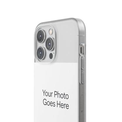 Custom Photo Phone Case — Slim Clear Flexible iPhone/Android Cover