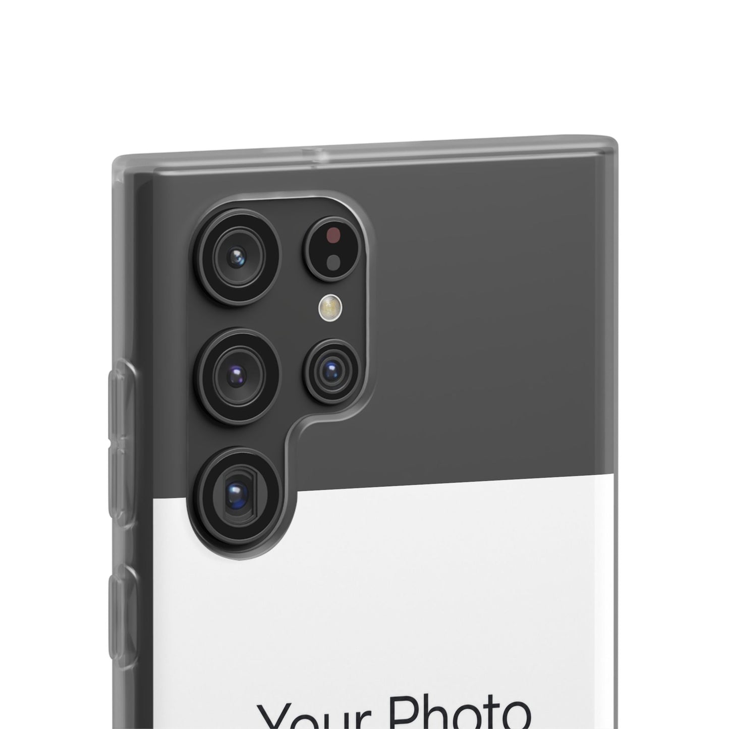 Custom Photo Phone Case — Slim Clear Flexible iPhone/Android Cover