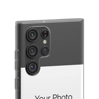 Custom Photo Phone Case — Slim Clear Flexible iPhone/Android Cover