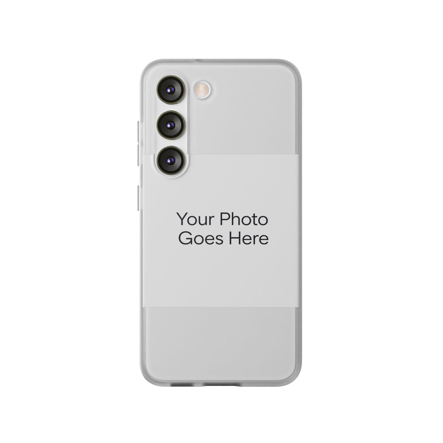 Custom Photo Phone Case — Slim Clear Flexible iPhone/Android Cover