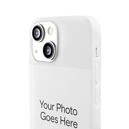 Custom Photo Phone Case — Slim Clear Flexible iPhone/Android Cover