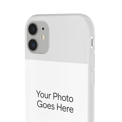 Custom Photo Phone Case — Slim Clear Flexible iPhone/Android Cover
