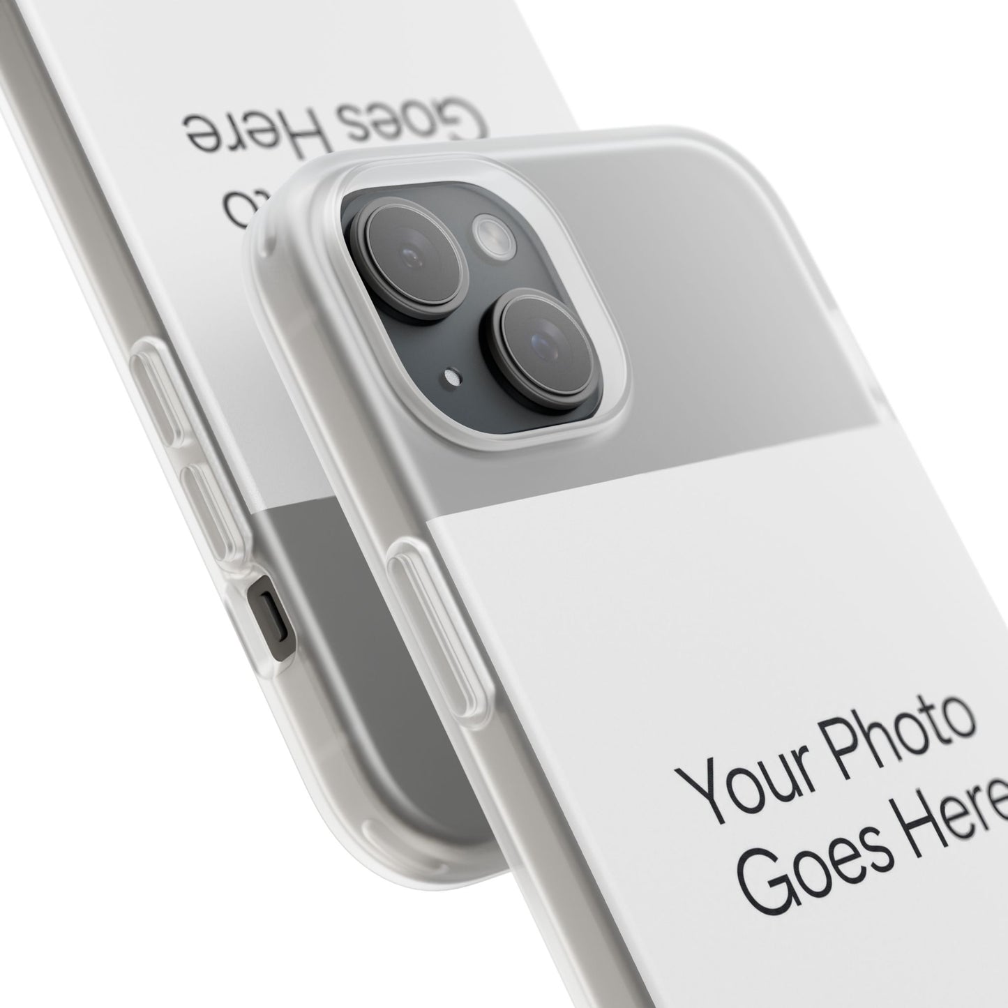 Custom Photo Phone Case — Slim Clear Flexible iPhone/Android Cover