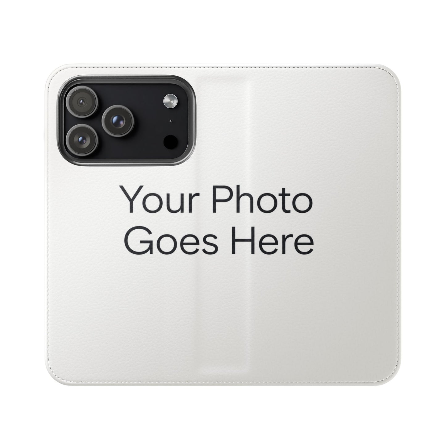 Custom Photo Flip Case — Personalized Wallet Phone Cover with Card Slots
