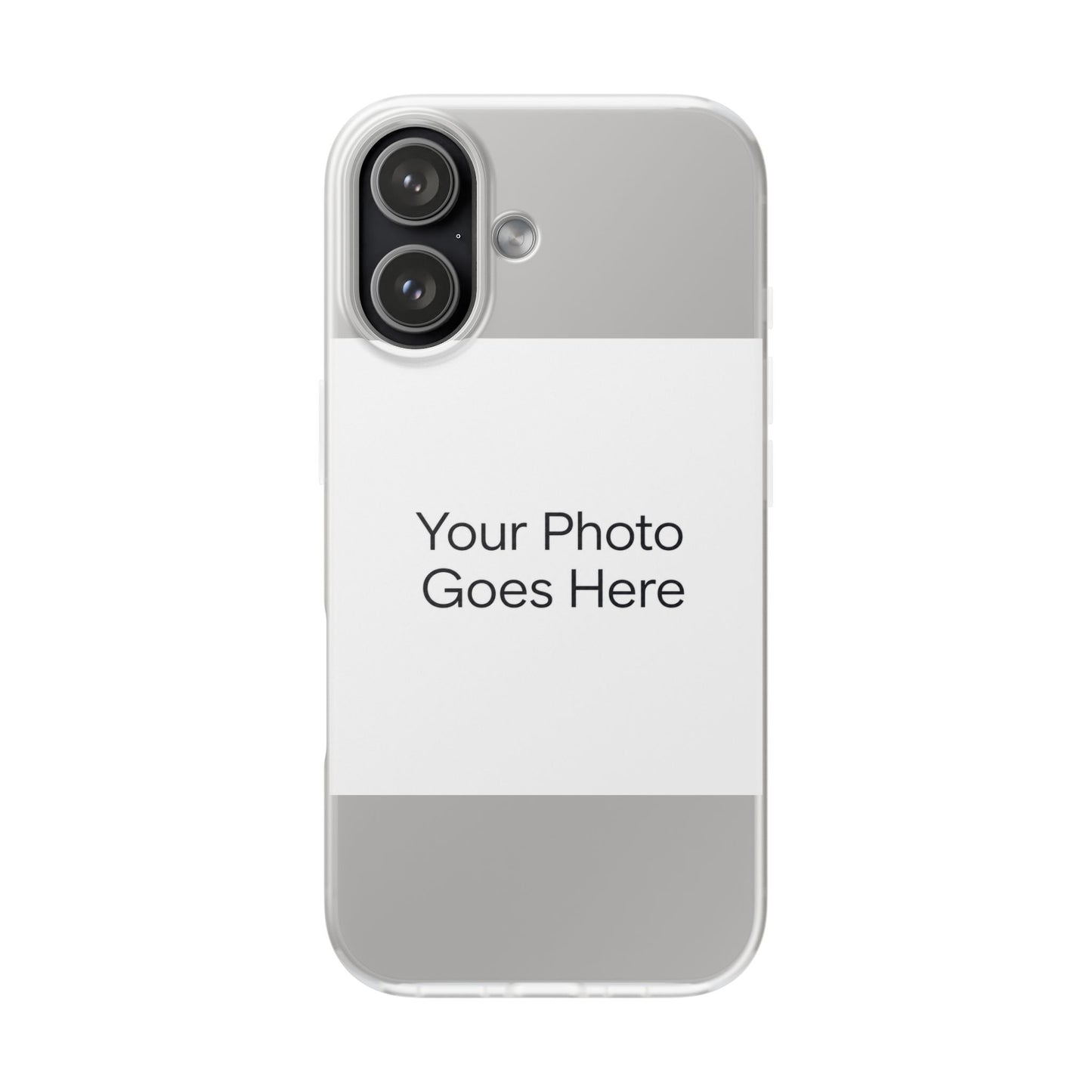 Custom Photo Phone Case — Slim Clear Flexible iPhone/Android Cover